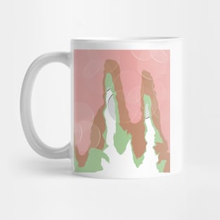 Liquid Drippy Retro Pattern Mug